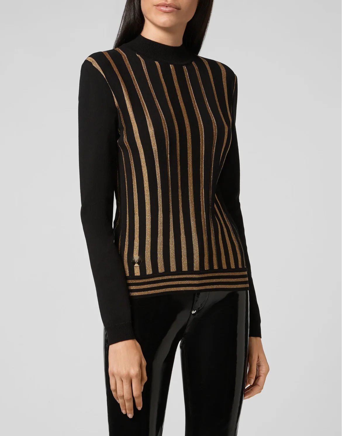 Turtle Neck LS Gold, цвет: Черный