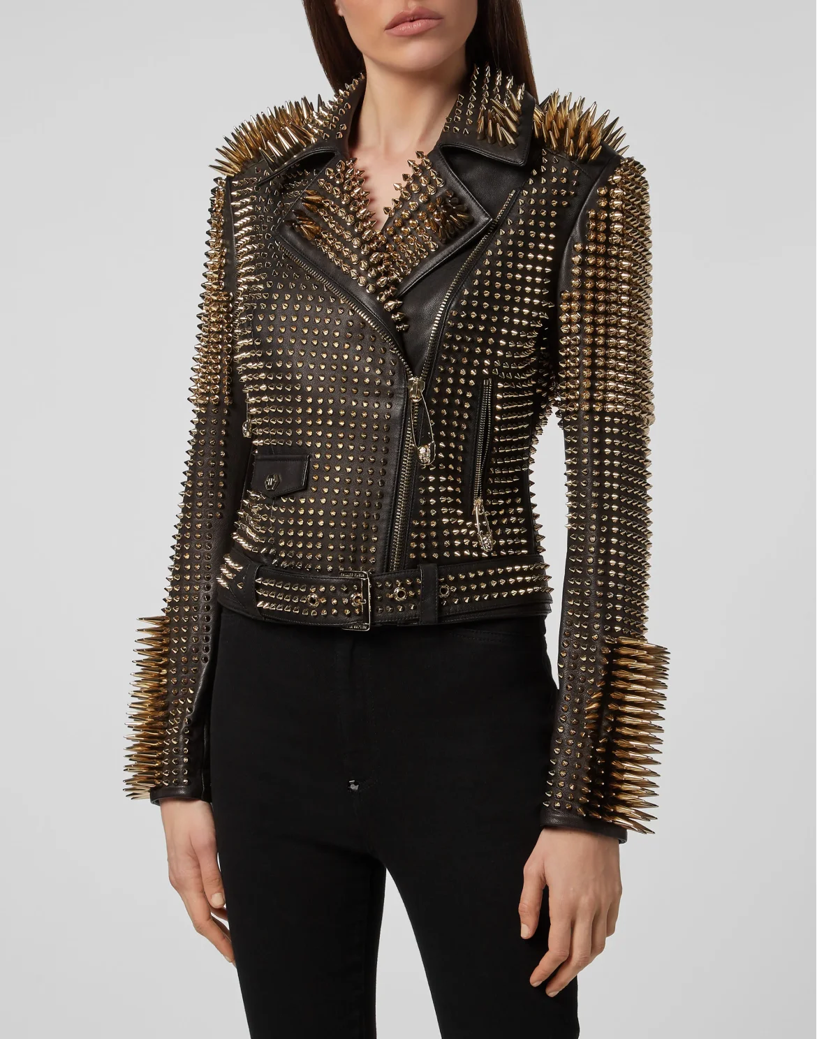 Leather Biker Studs, цвет: Черный