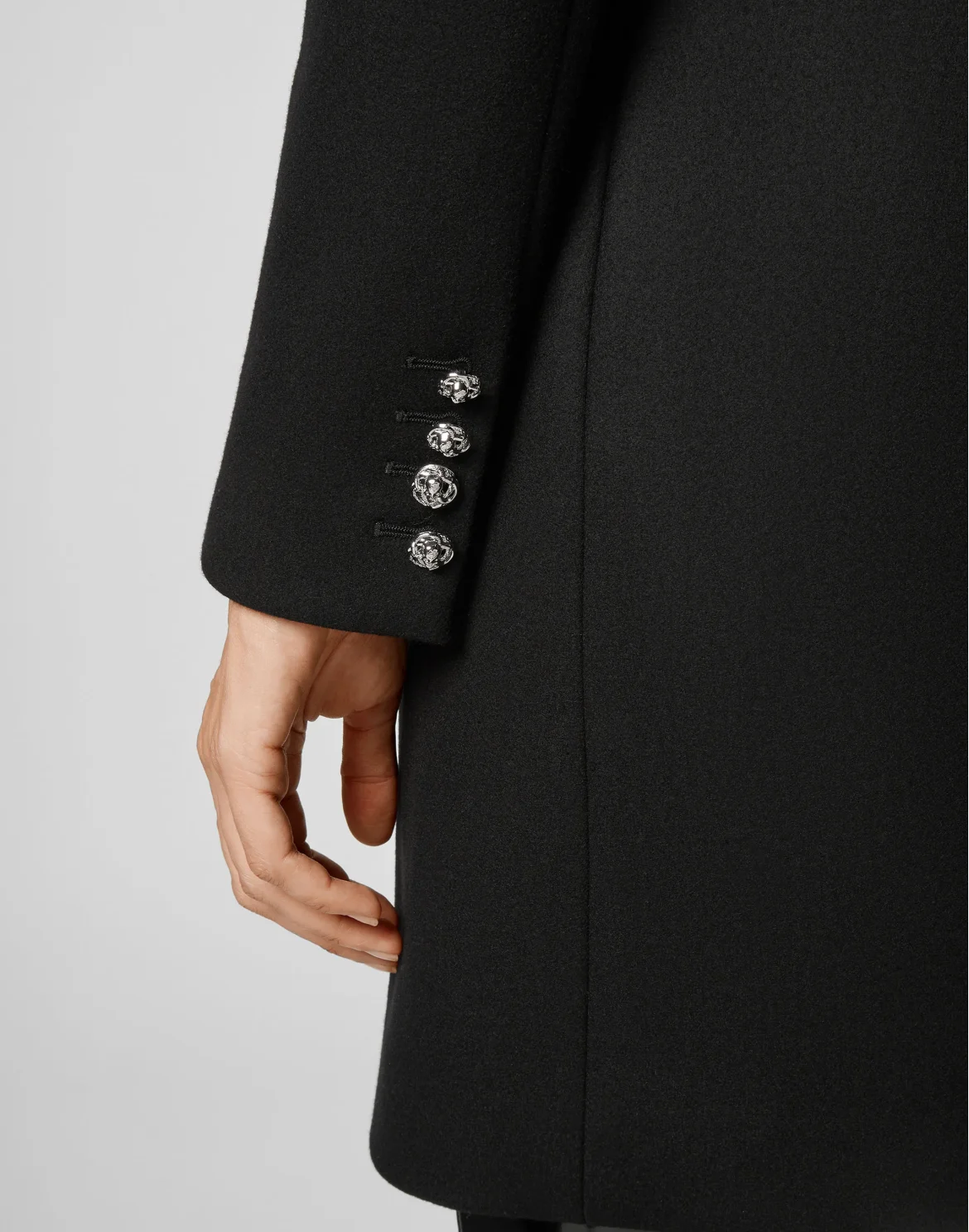 Coat Long Crystal, цвет: Черный