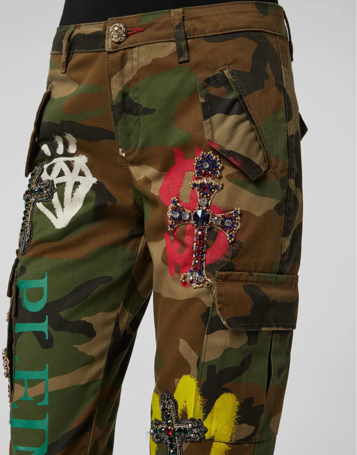 Long Trousers Graffiti, цвет: Камуфляж