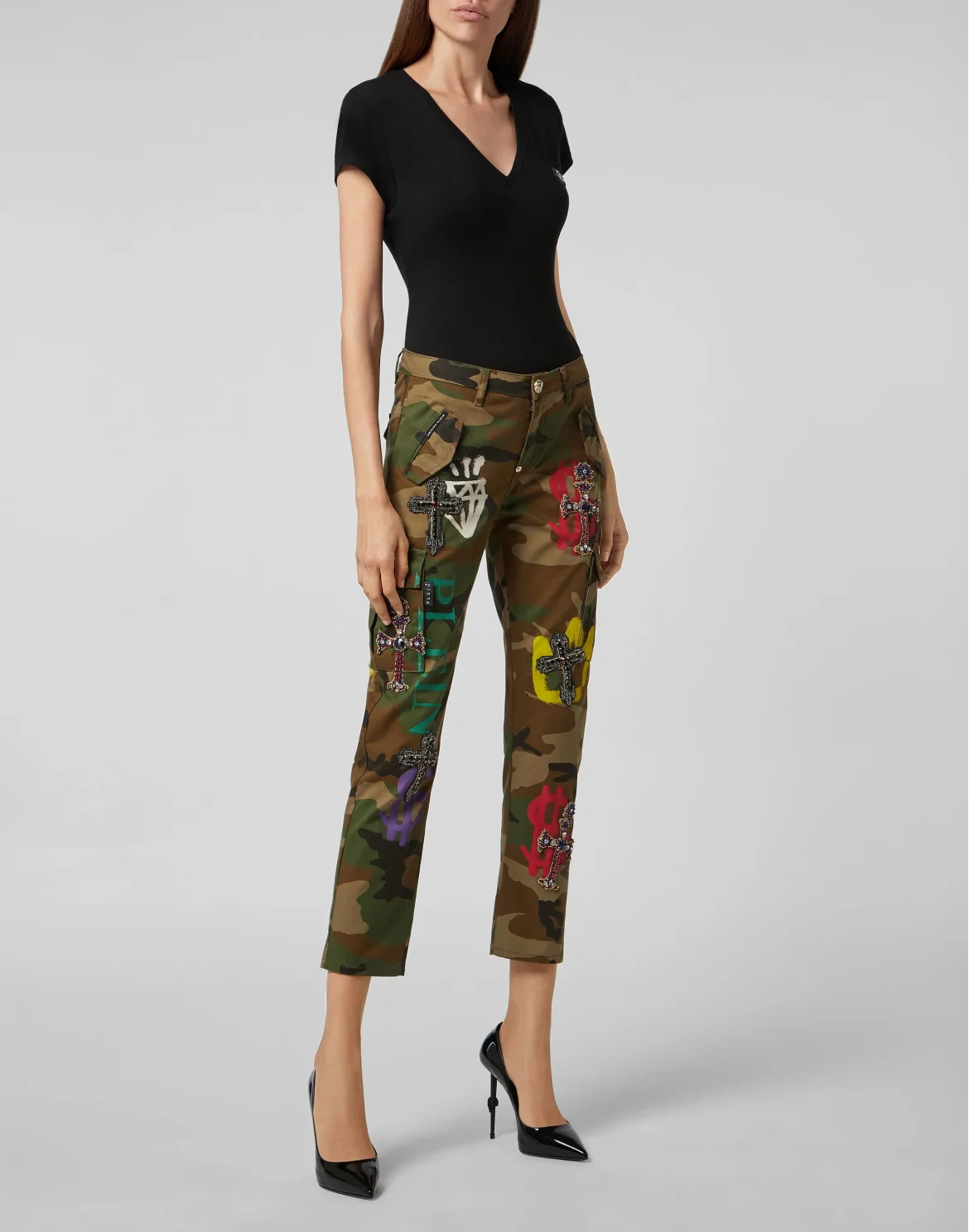 Long Trousers Graffiti, цвет: Камуфляж