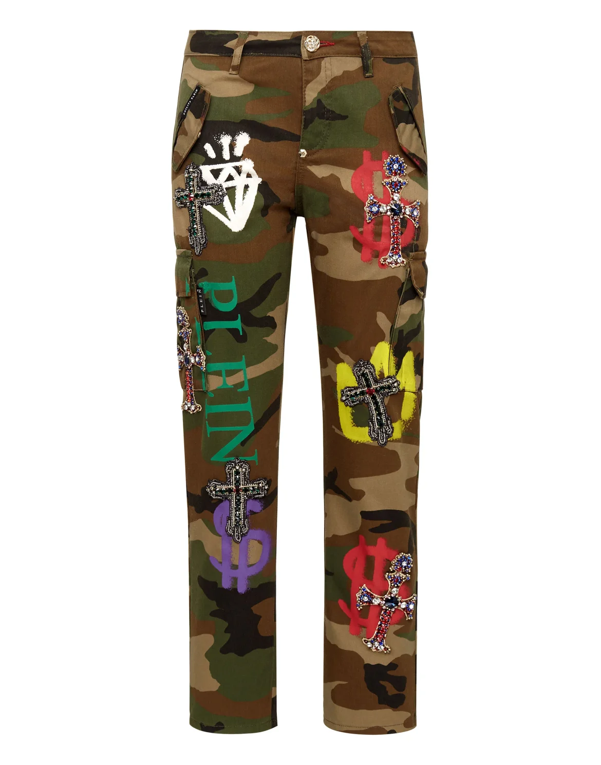 Long Trousers Graffiti, цвет: Камуфляж