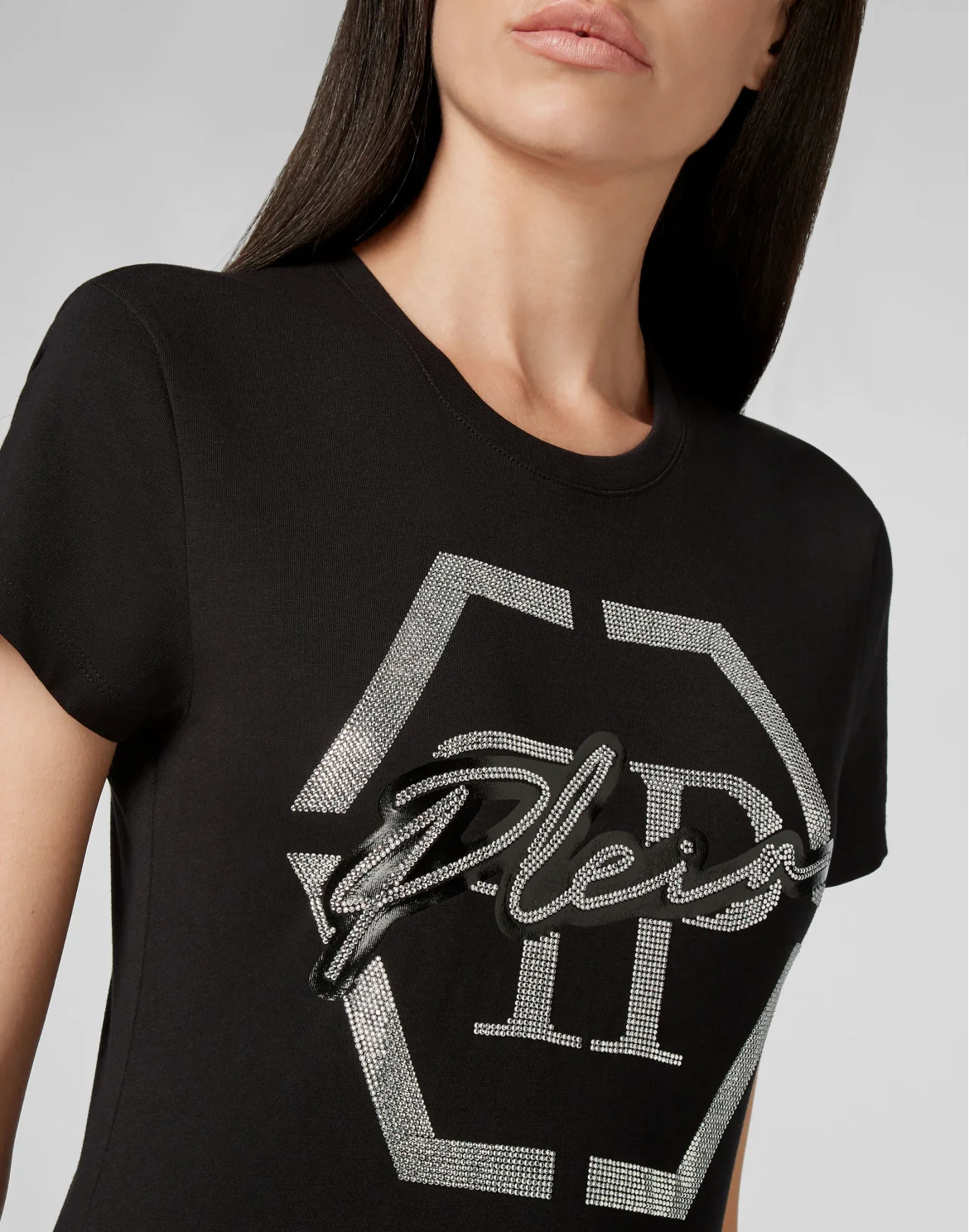 T-shirt Round Neck SS Hexagon, цвет: Черный