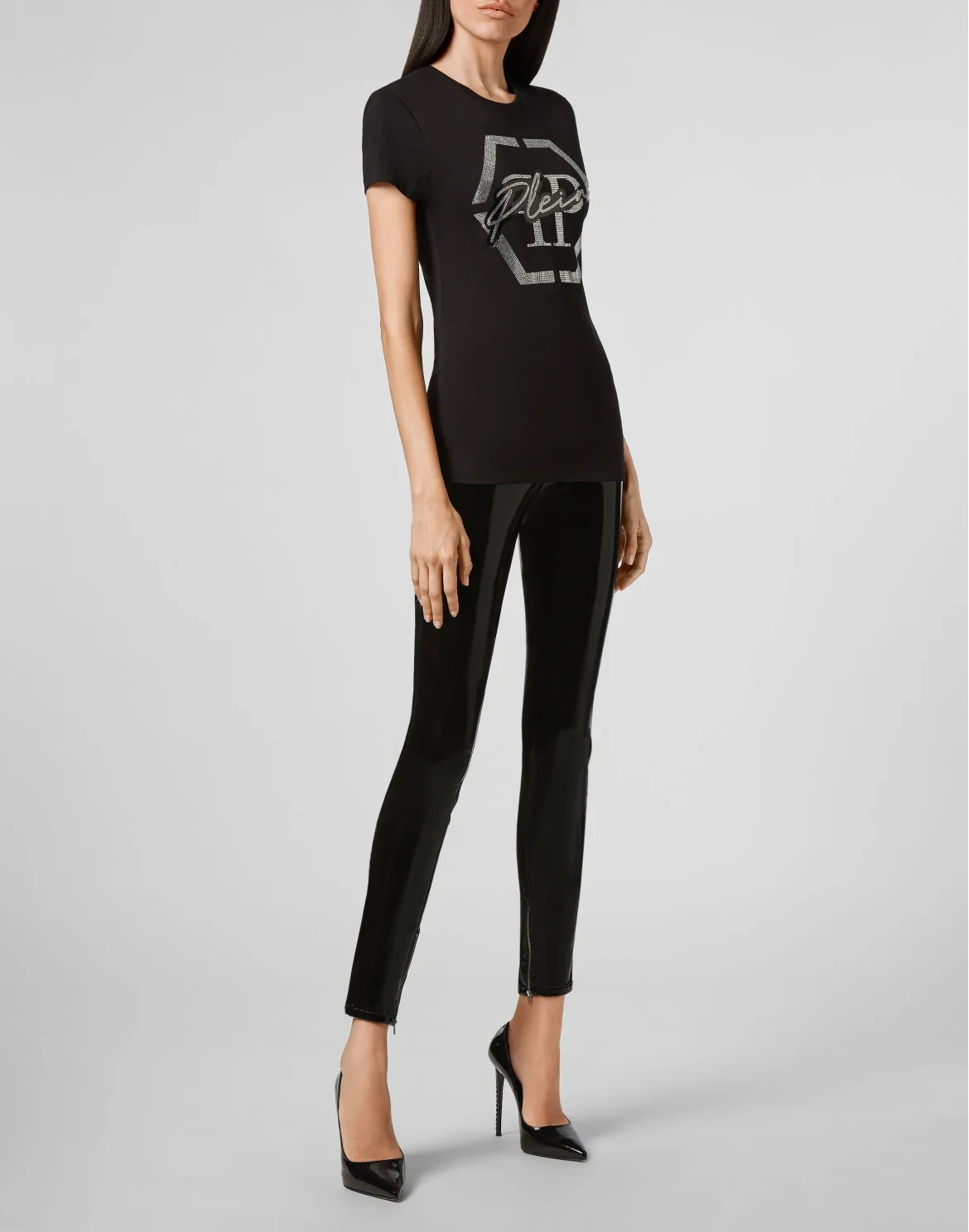T-shirt Round Neck SS Hexagon, цвет: Черный