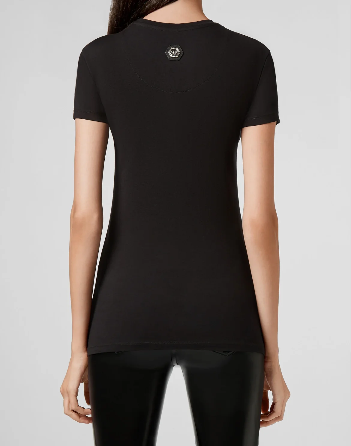 T-shirt Round Neck SS Hexagon, цвет: Черный