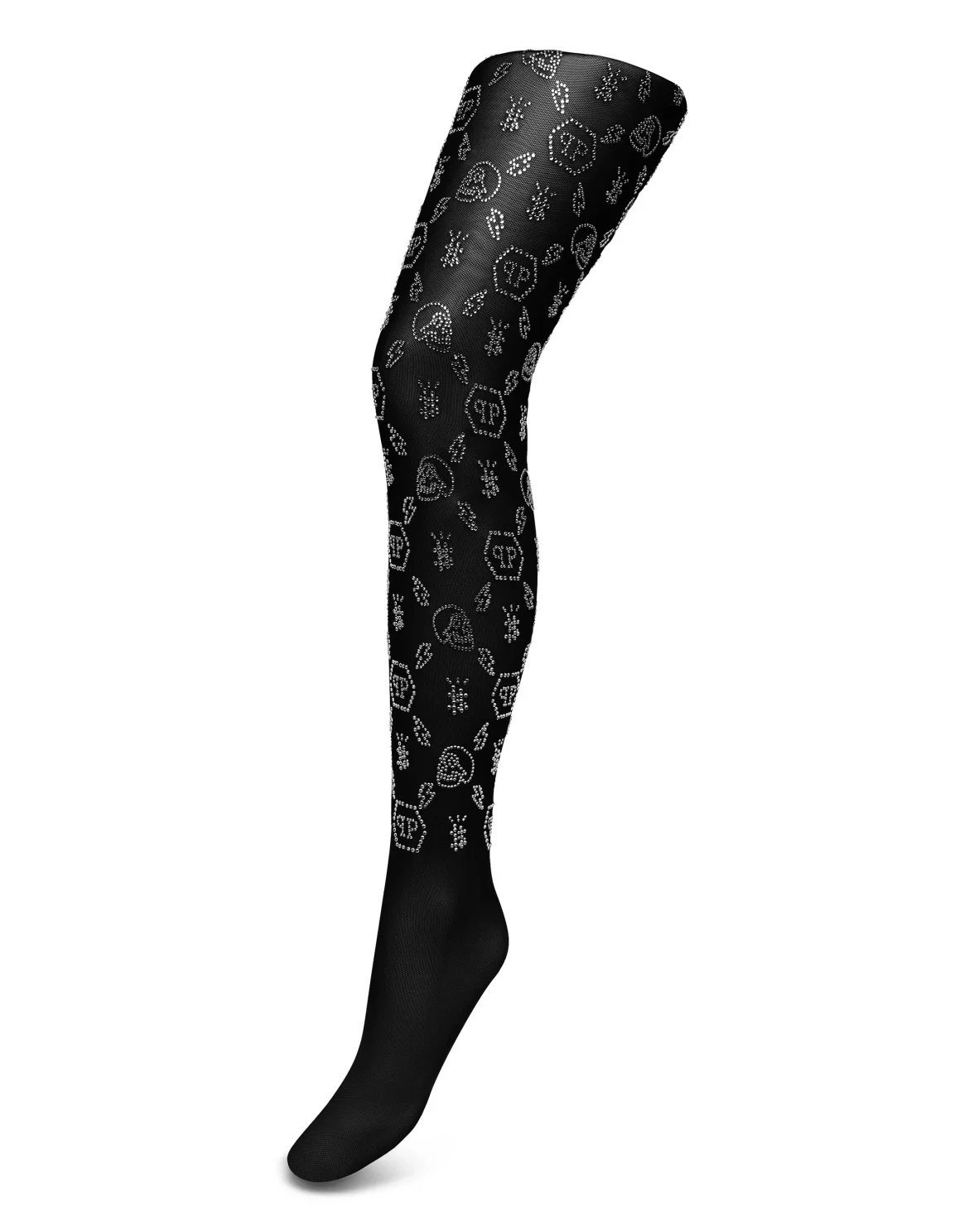 Tights Monogram, цвет: Черный