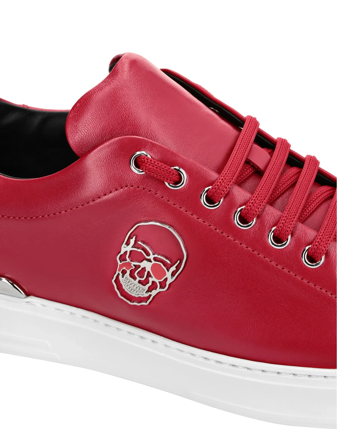 Lo-Top Sneakers The $kull TM, цвет: Красный