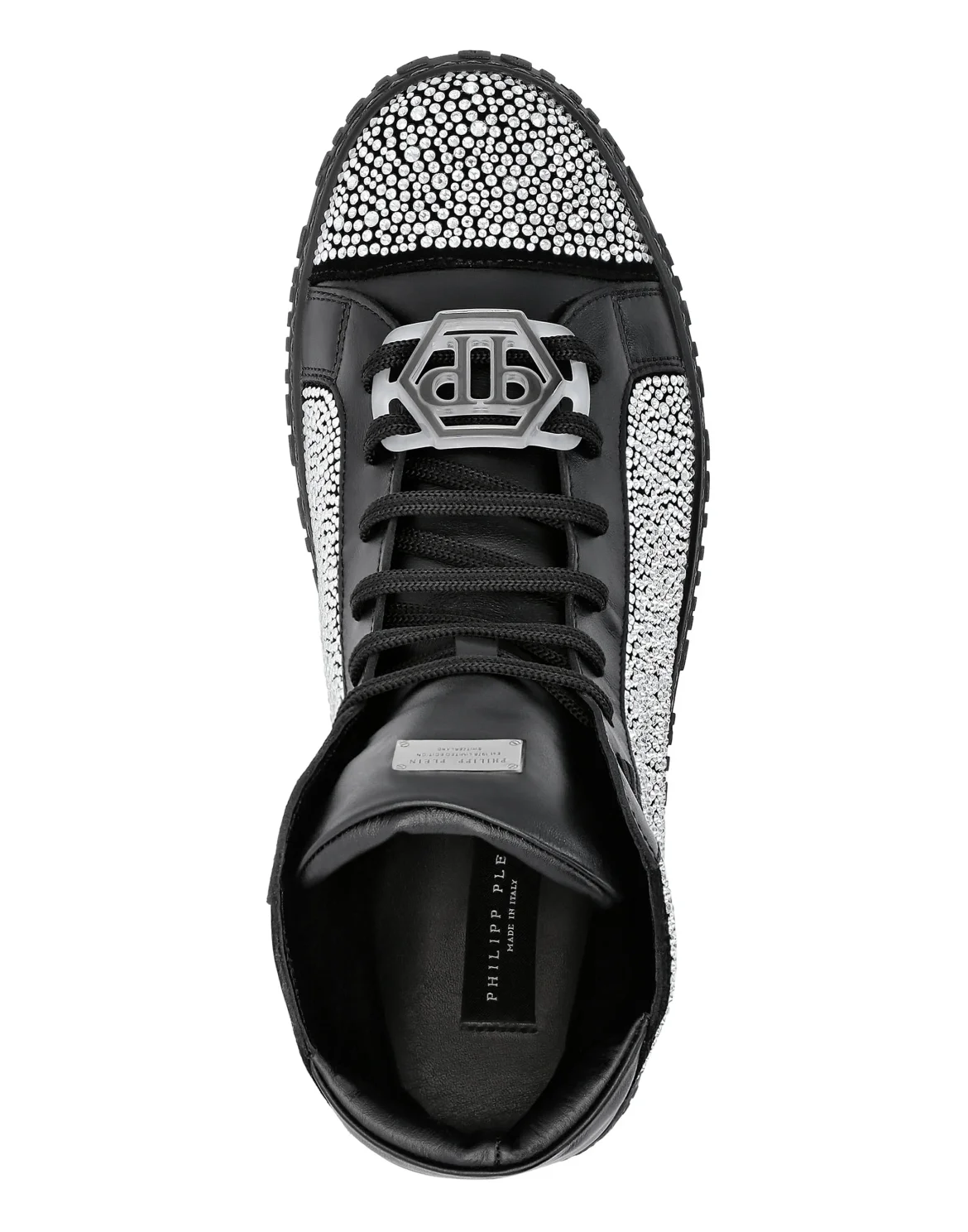 Hi-Top Sneakers Crystal, цвет: Черный