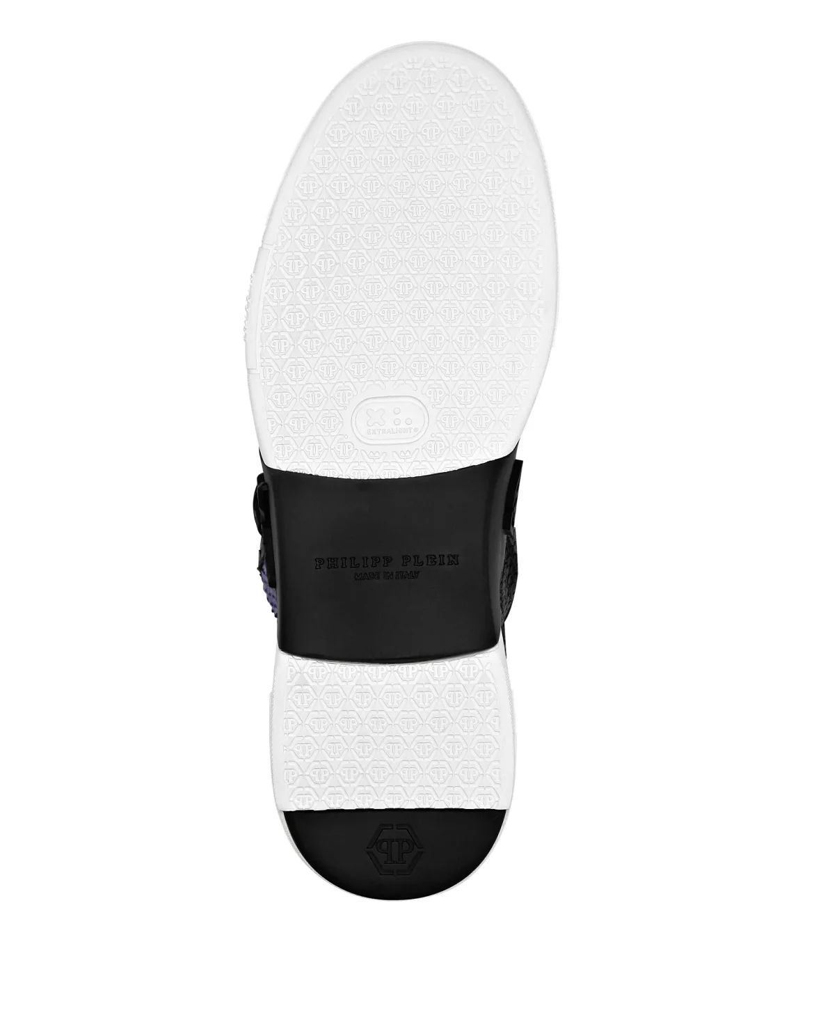 HI-TOP SNEAKERS MONEY KICK$ PYTHON ICONIC PLEIN SKULL, цвет: Черный