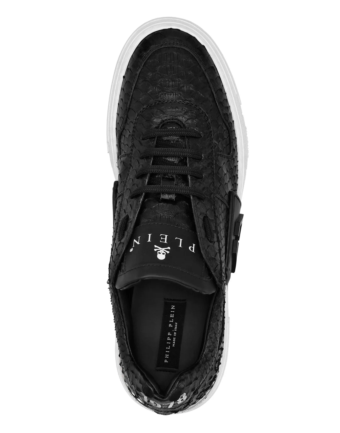 LO-TOP SNEAKERS PHANTOM KICK$ PYTHON HEXAGON, цвет: Черный