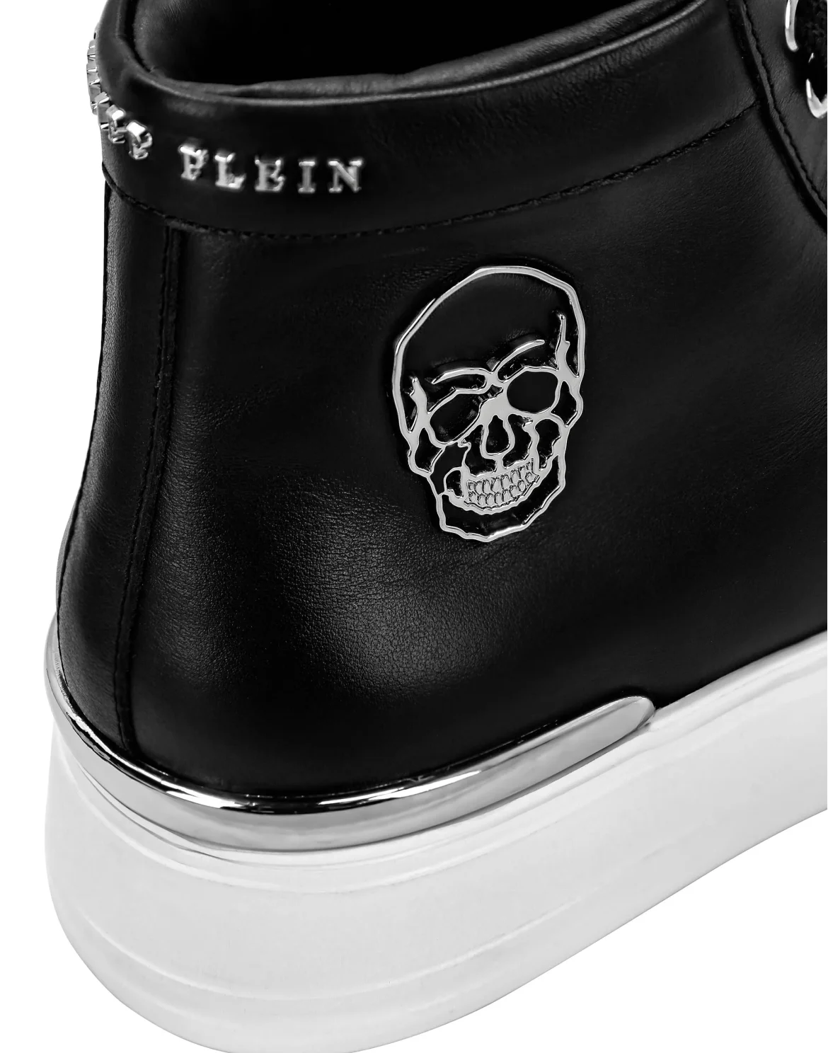 Hi-Top Sneakers The $kull TM, цвет: Черный