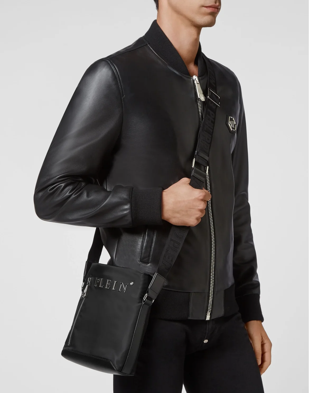 Nylon Cross body  Philipp Plein TM, цвет: Черный
