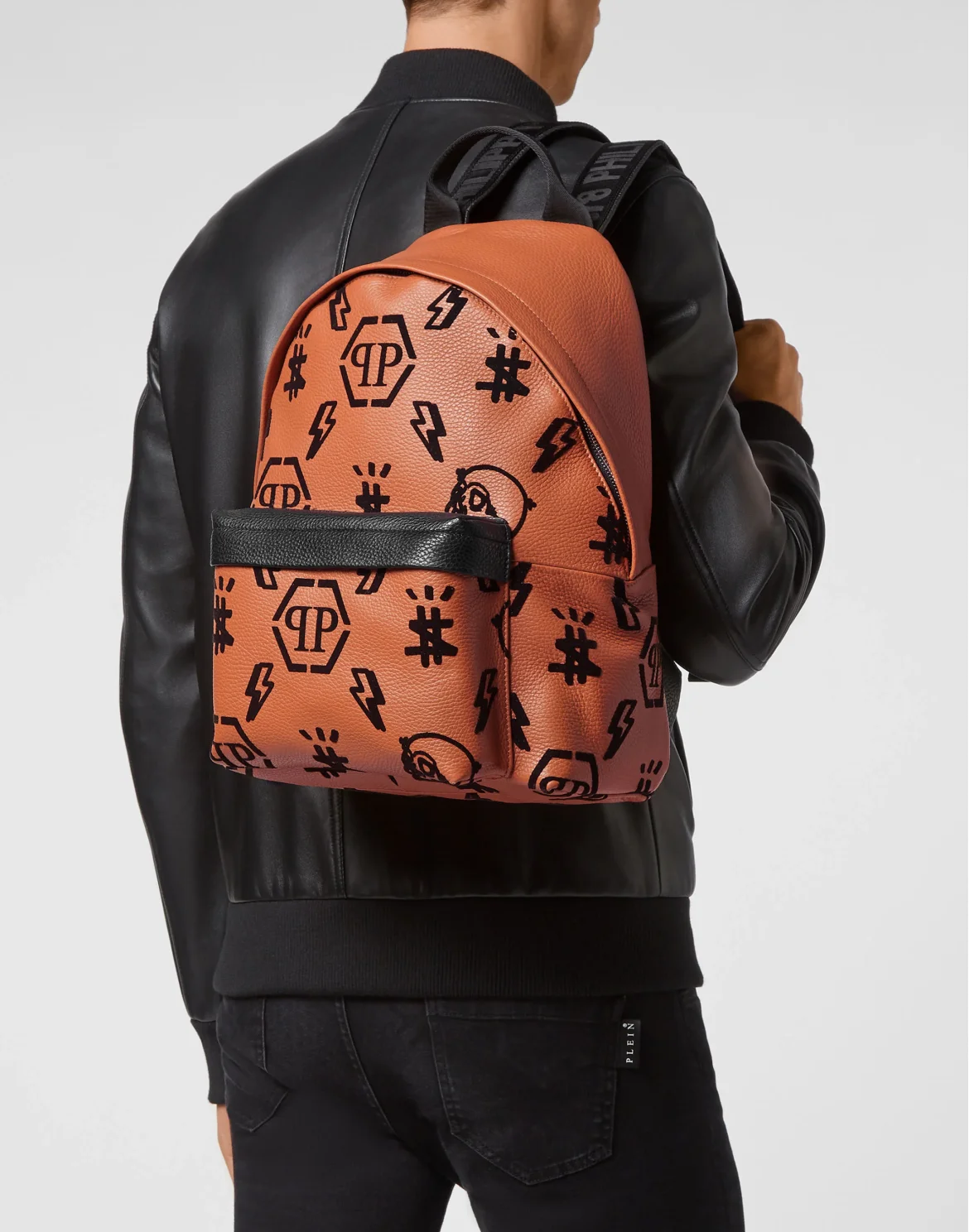 Leather Backpack Monogram, цвет: Коричневый