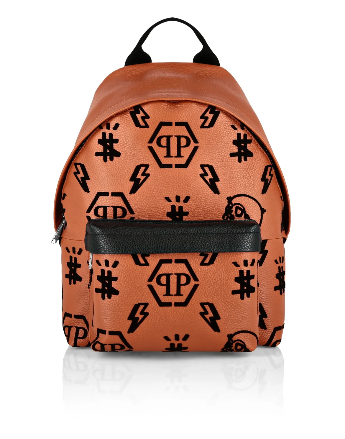 Leather Backpack Monogram, цвет: Коричневый