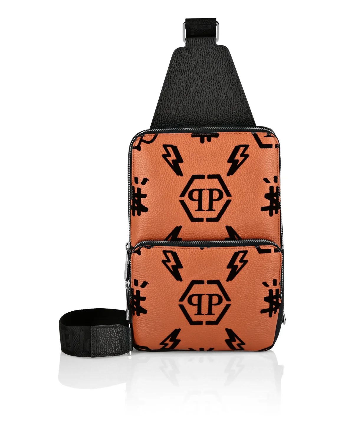 Leather Cross body Monogram, цвет: Коричневый