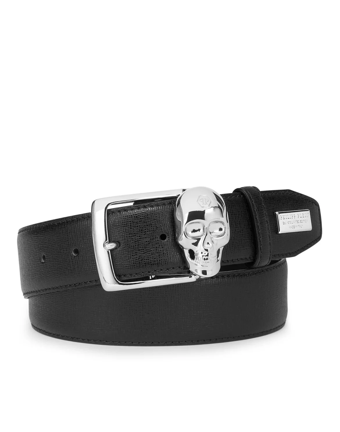 Leather Belt Skull, цвет: Черный