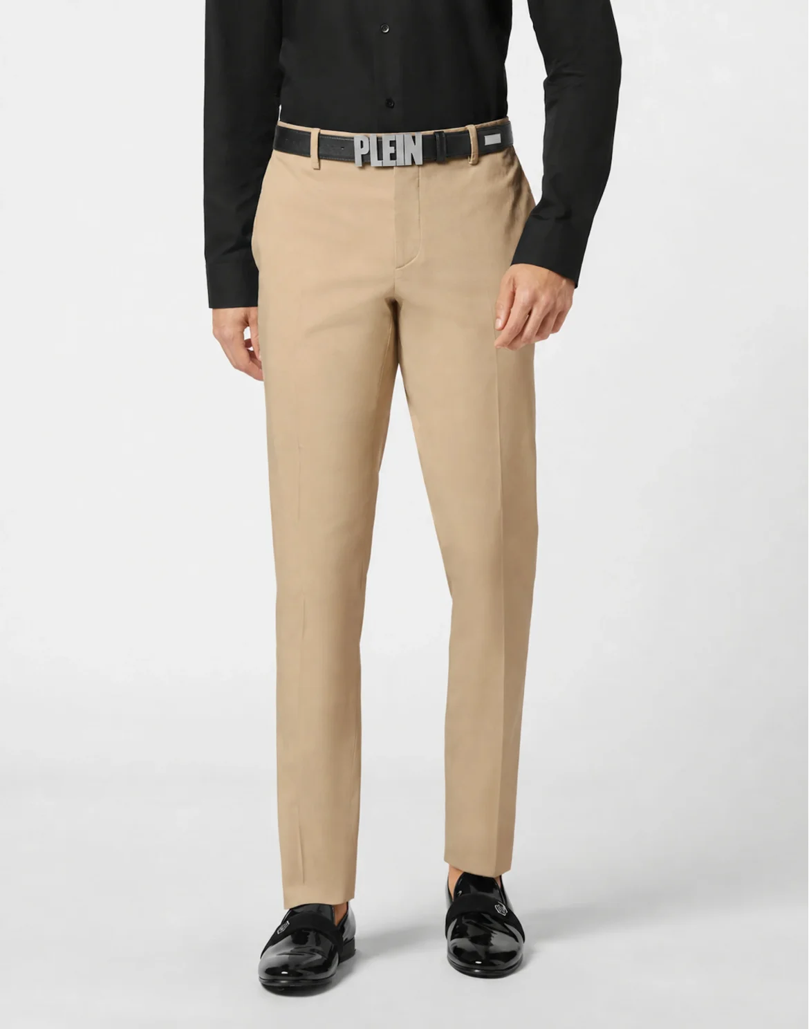 Leather Belt Philipp Plein TM, цвет: Черный