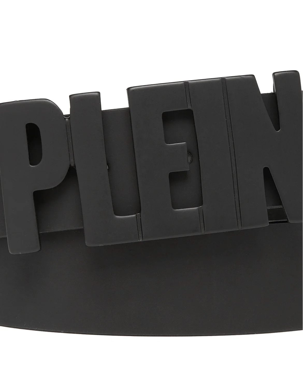 Rubber Leather Belt Philipp Plein TM, цвет: Черный
