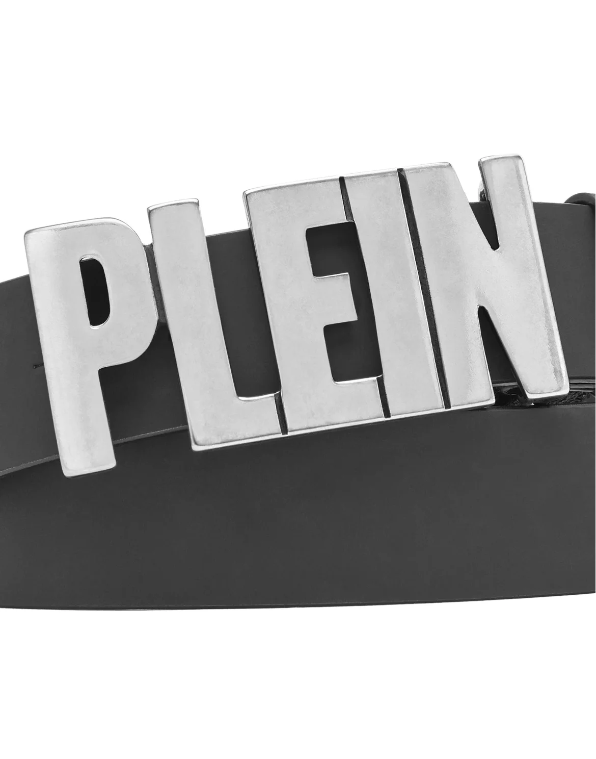 Rubber Leather Belt Philipp Plein TM, цвет: Черный