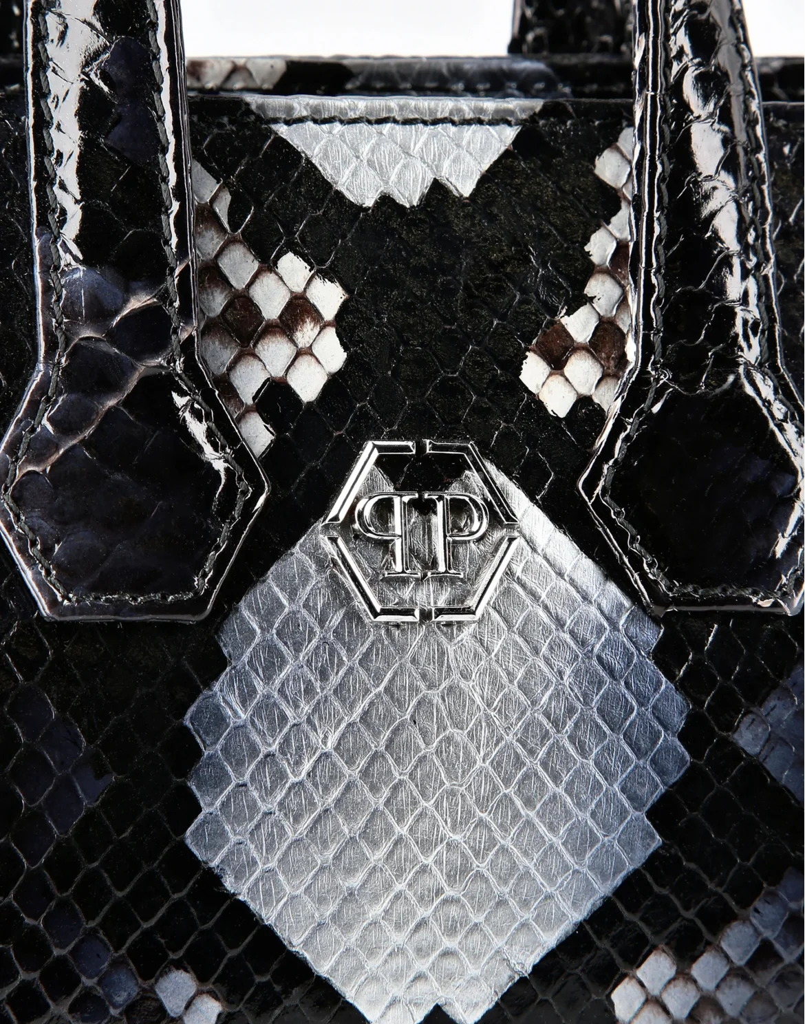 Python Handle bag Luxury, цвет: Черный