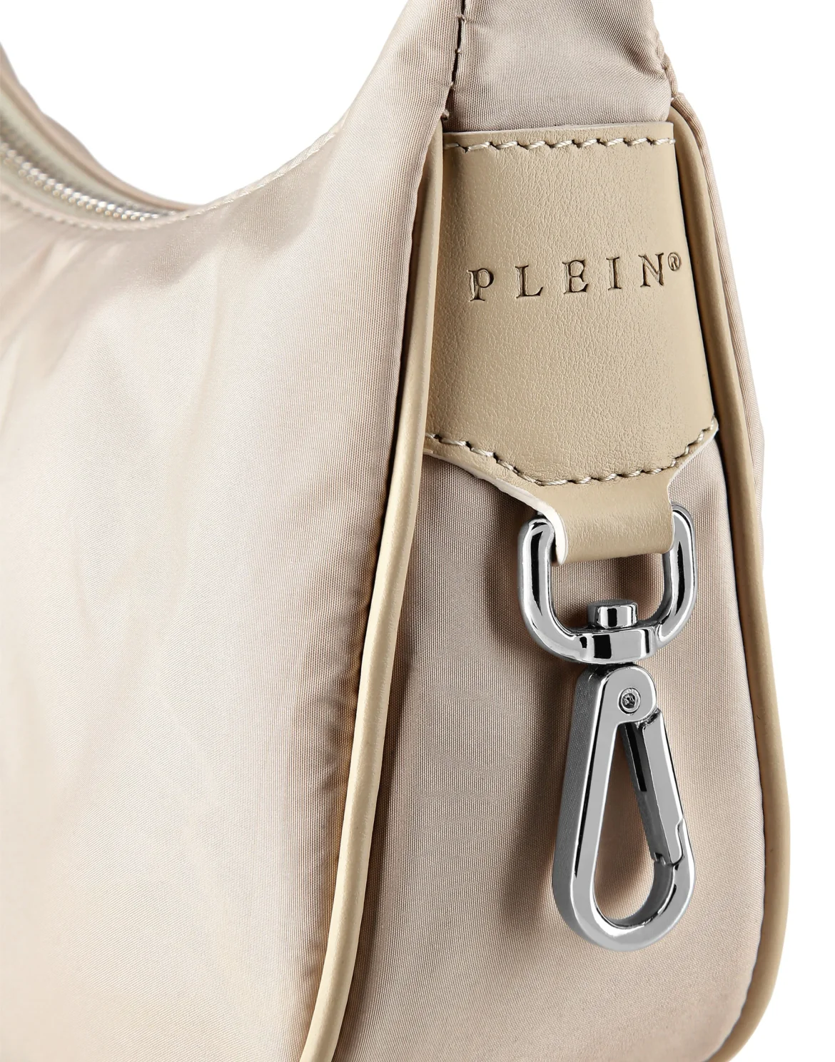 Nylon ¨Chain Shoulder Bag, цвет: Бежевый