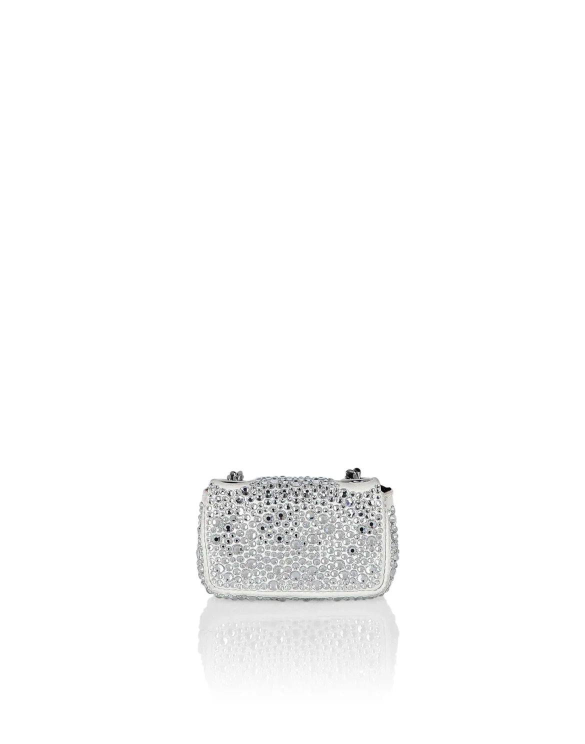 Suede Mini Shoulder Iconic Plein, цвет: Белый
