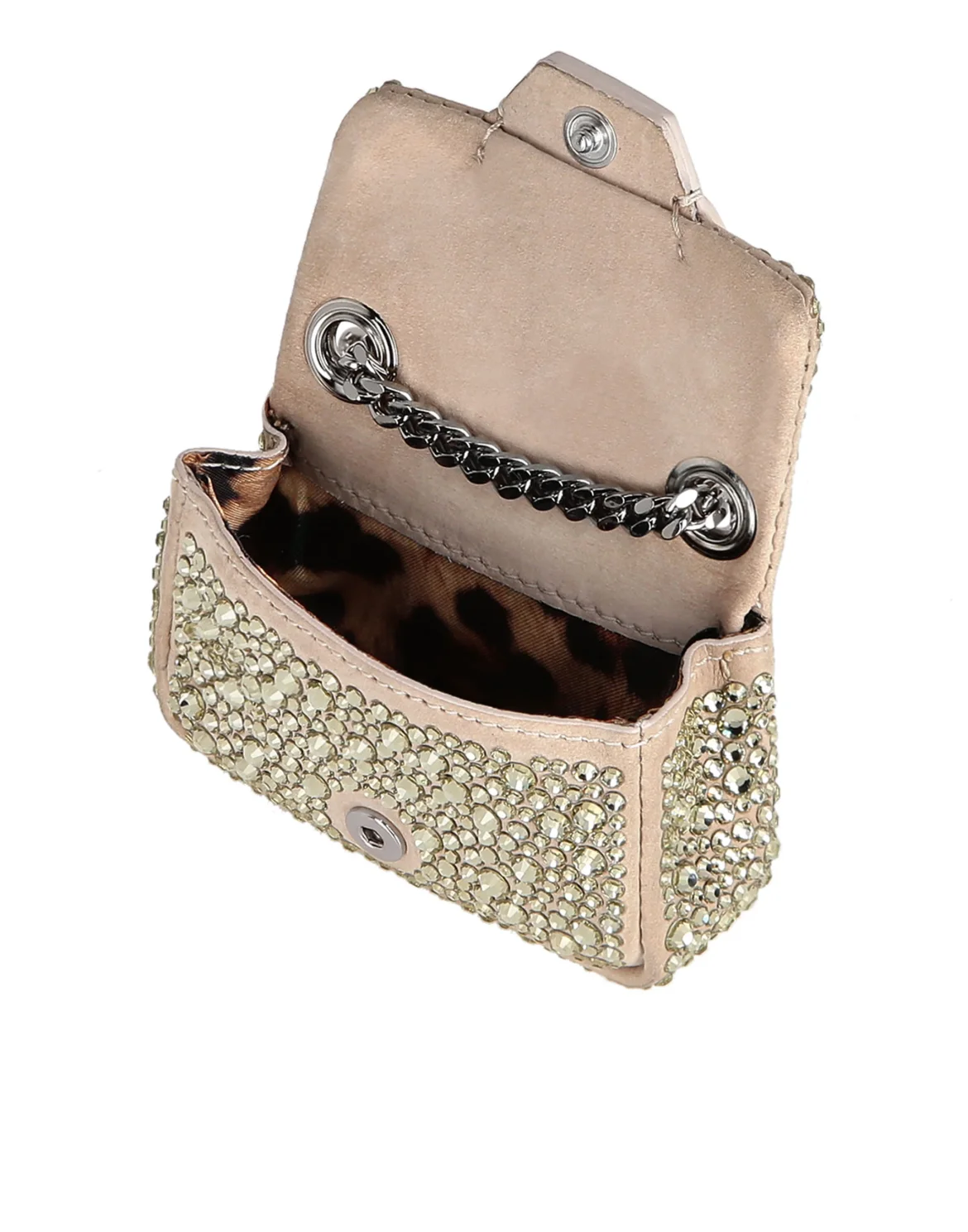 Suede Mini Shoulder Iconic Plein, цвет: Бежевый