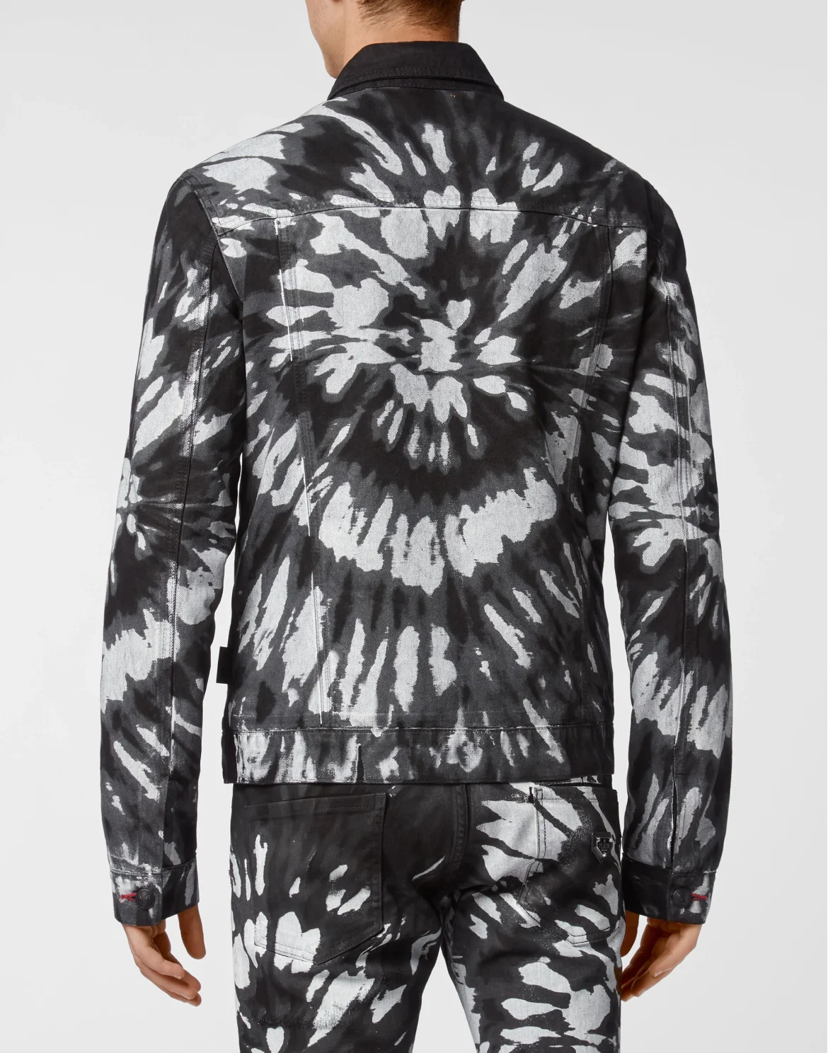Drill Jacket Tie dye, цвет: Черный