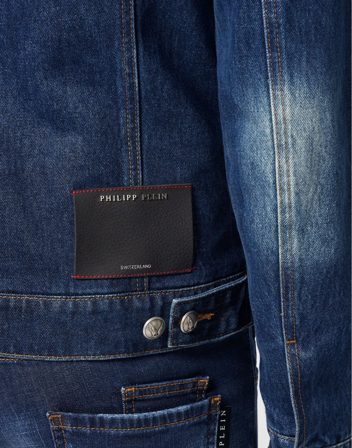 Denim Jacket Iconic Plein, цвет: Синий