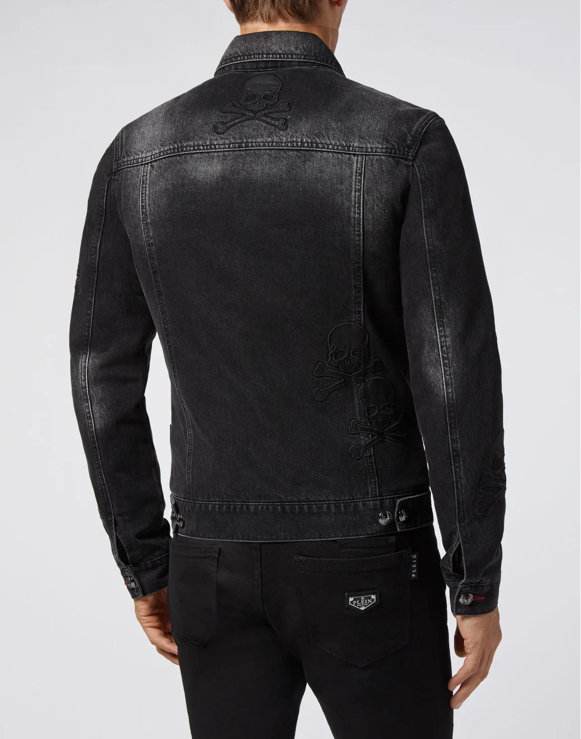 Denim Jacket Skull, цвет: Черный