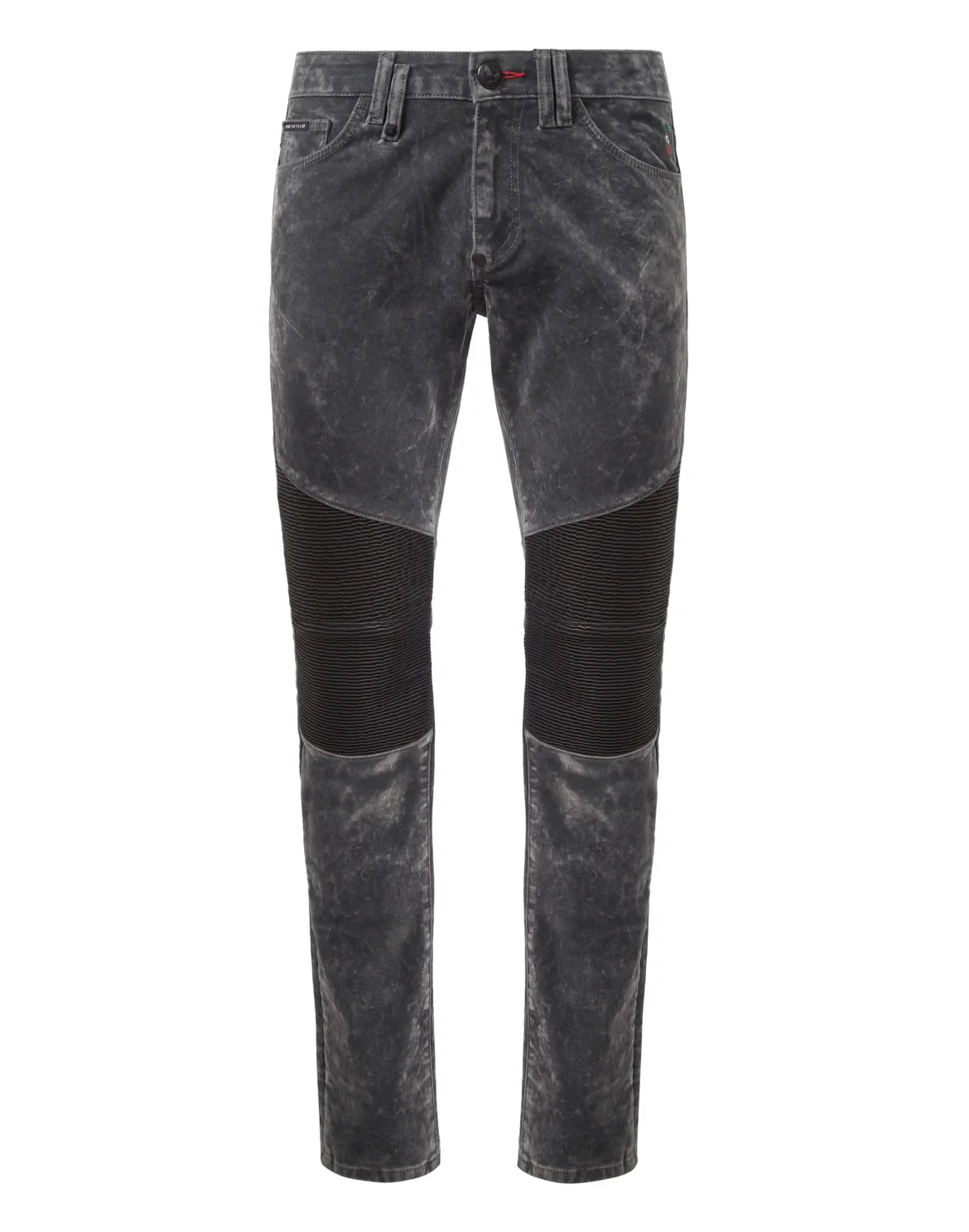 Denim Trousers Skinny Biker Fit Iconic Plein, цвет: Черный