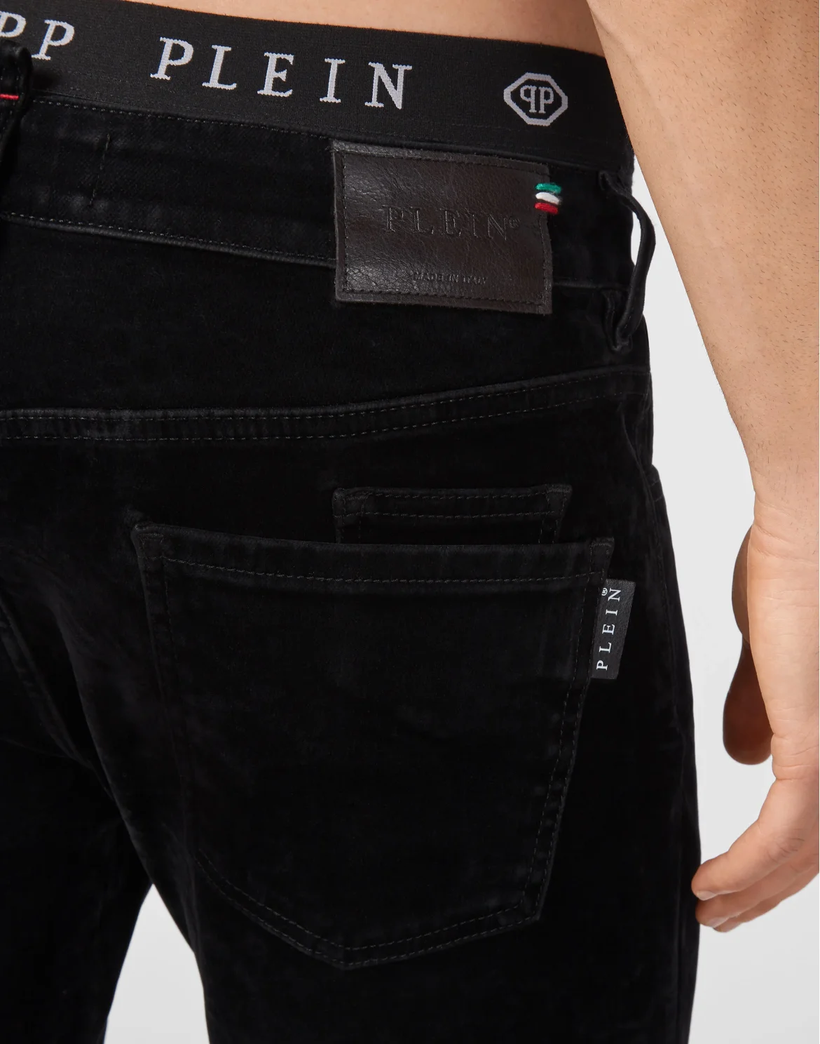 Denim Super Straight Cut Iconic Plein, цвет: Черный
