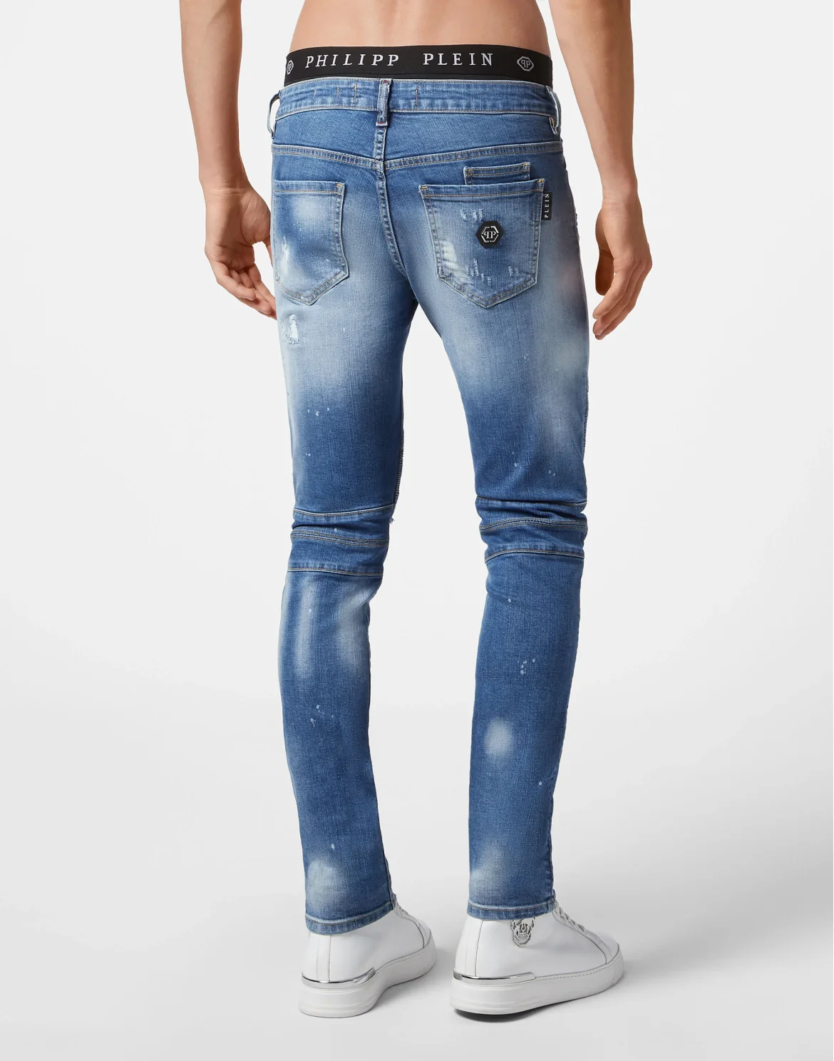 Biker Slim Fit Istitutional, цвет: Синий