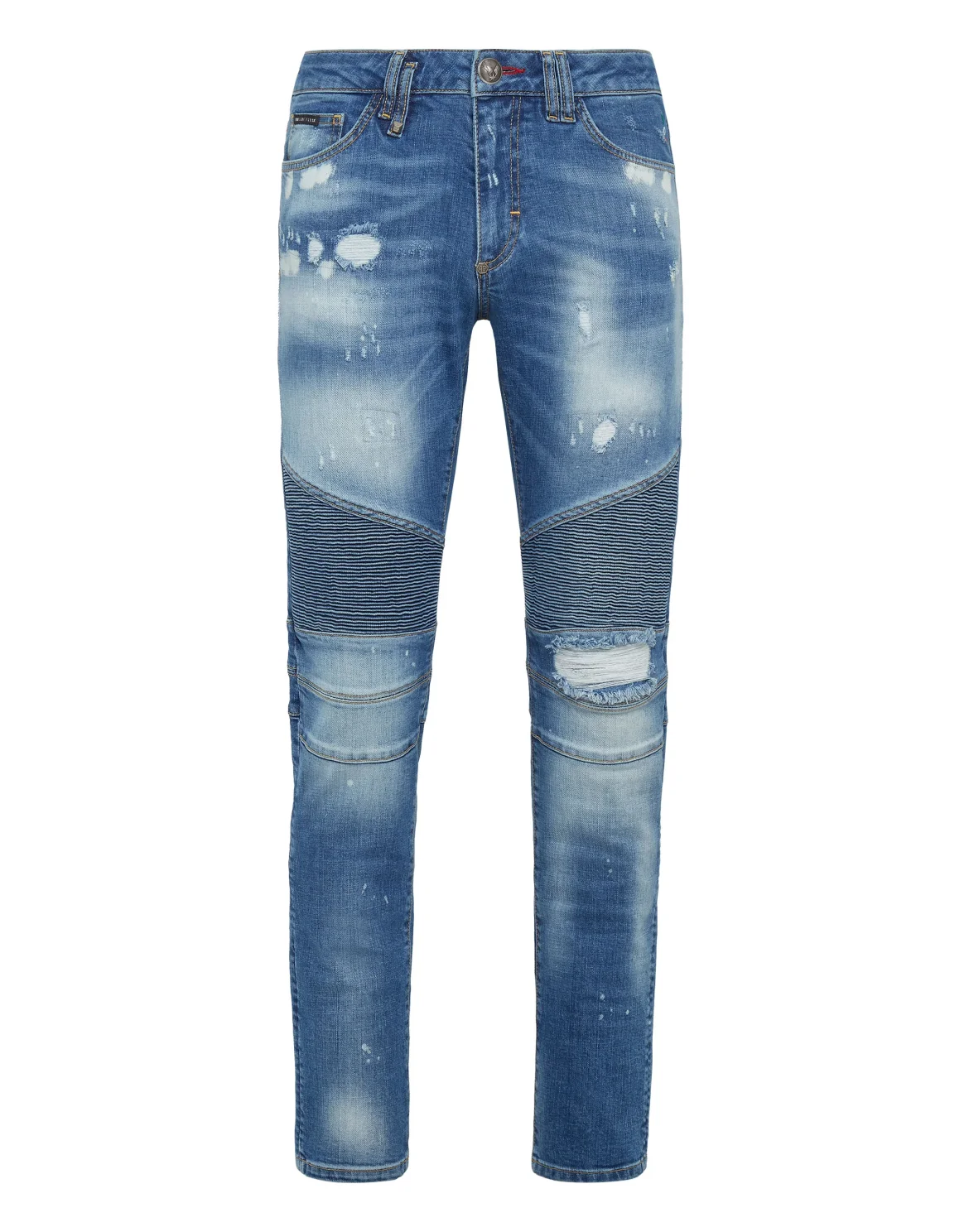 Biker Slim Fit Istitutional, цвет: Синий