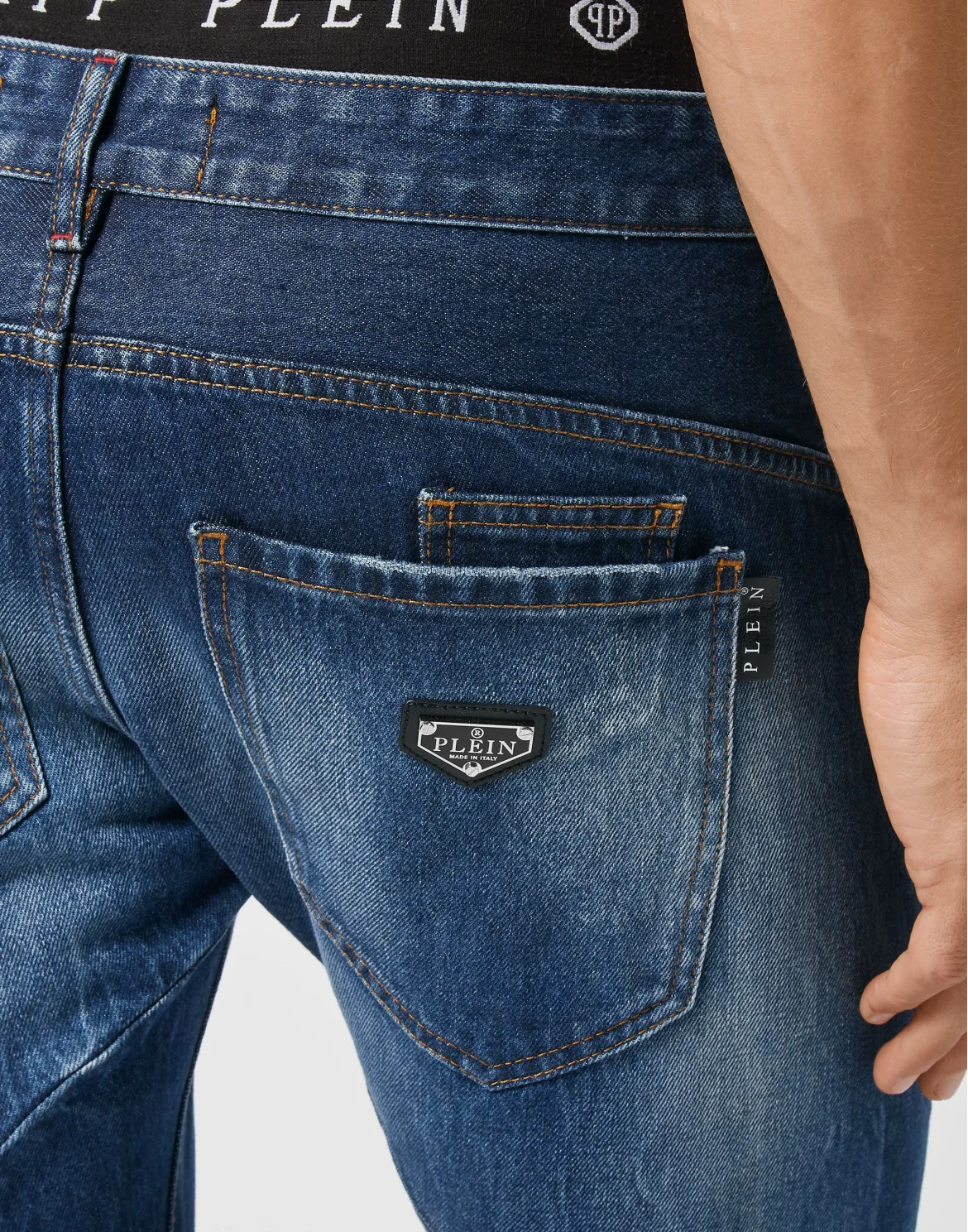 Denim Milano cut Iconic Plein, цвет: Синий