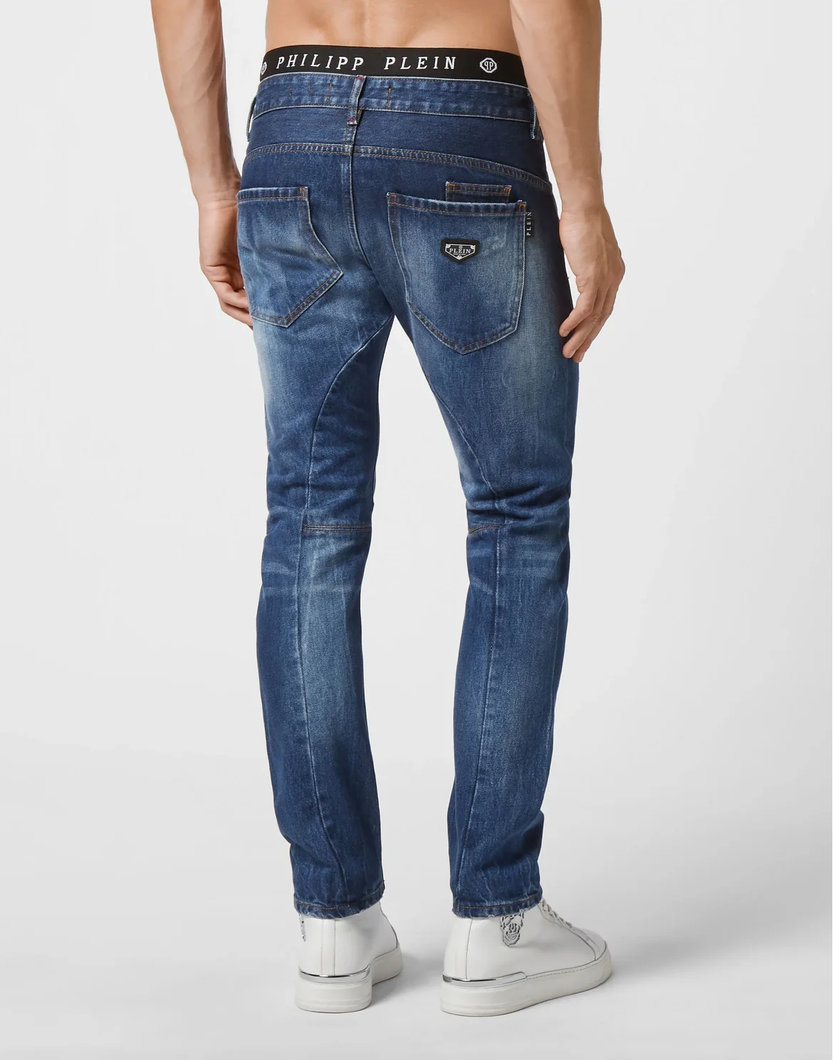 Denim Milano cut Iconic Plein, цвет: Синий