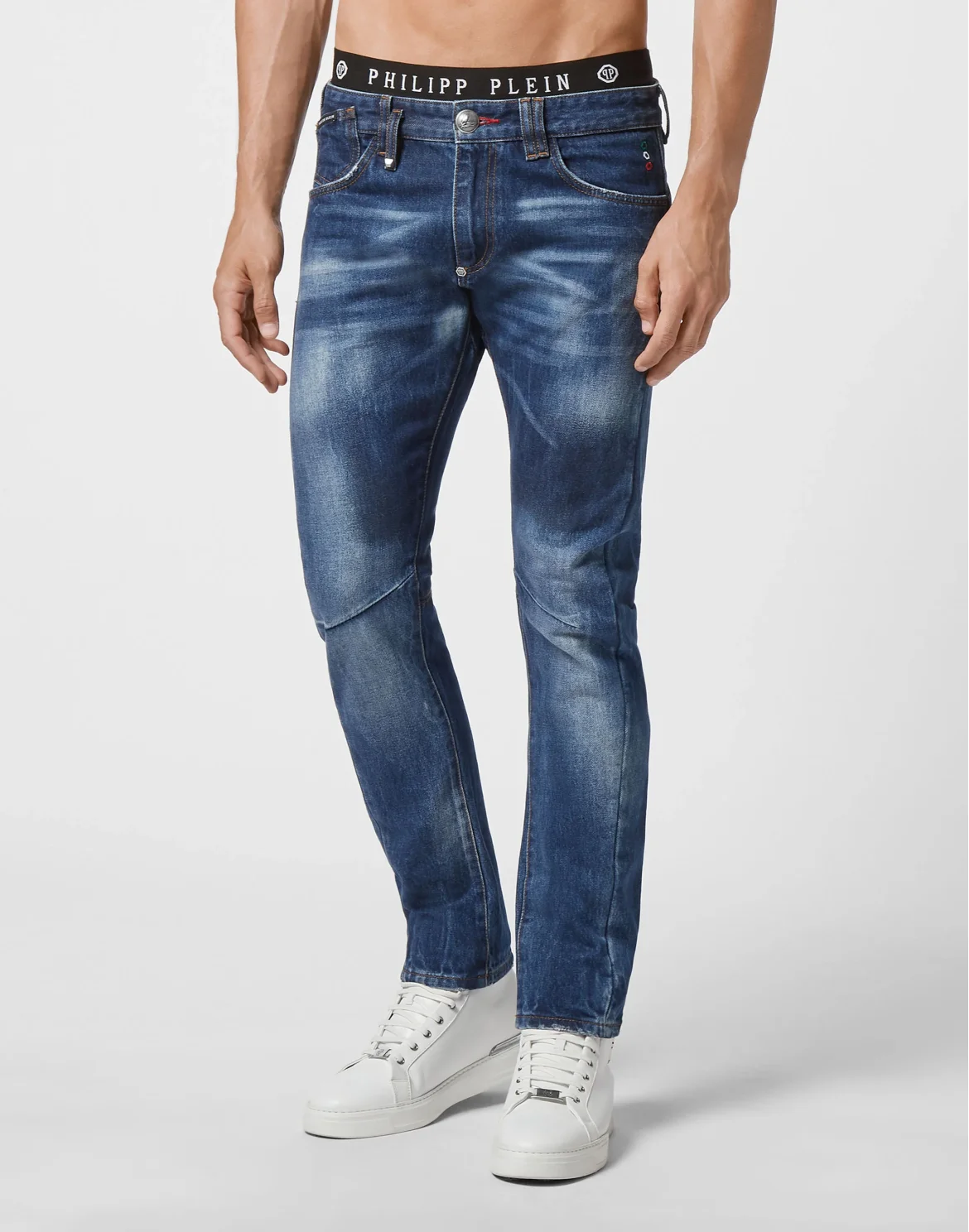 Denim Milano cut Iconic Plein, цвет: Синий