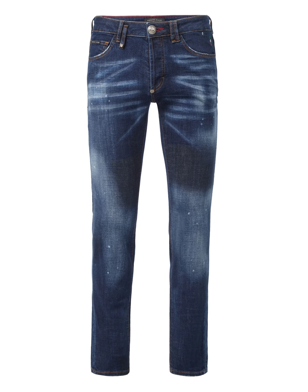 Denim Super Straight Cut Iconic Plein, цвет: Синий