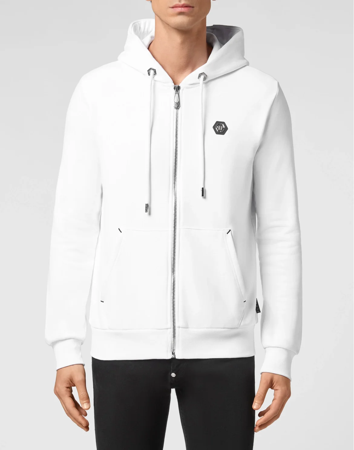 Hoodie Sweatjacket Istitutional, цвет: Белый