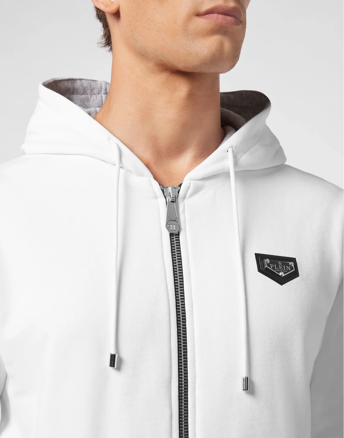 Hoodie Sweatjacket print Skull, цвет: Белый