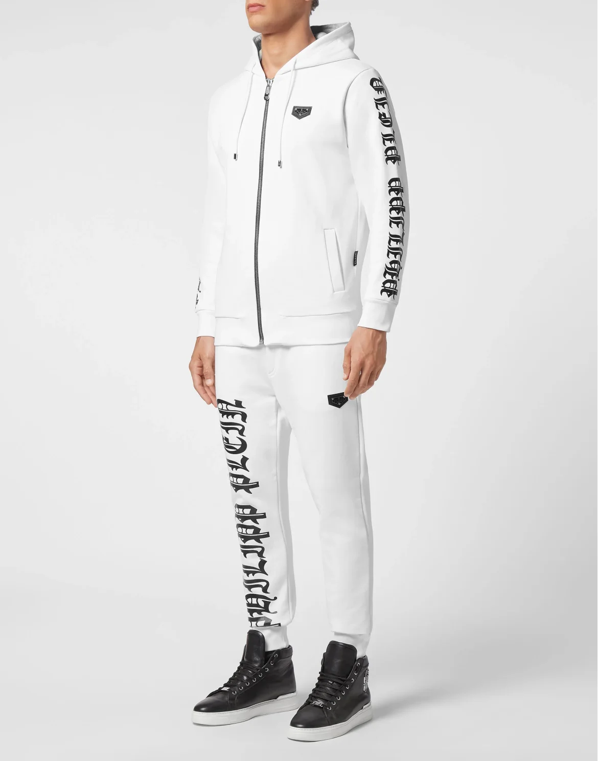 Hoodie Sweatjacket print Skull, цвет: Белый