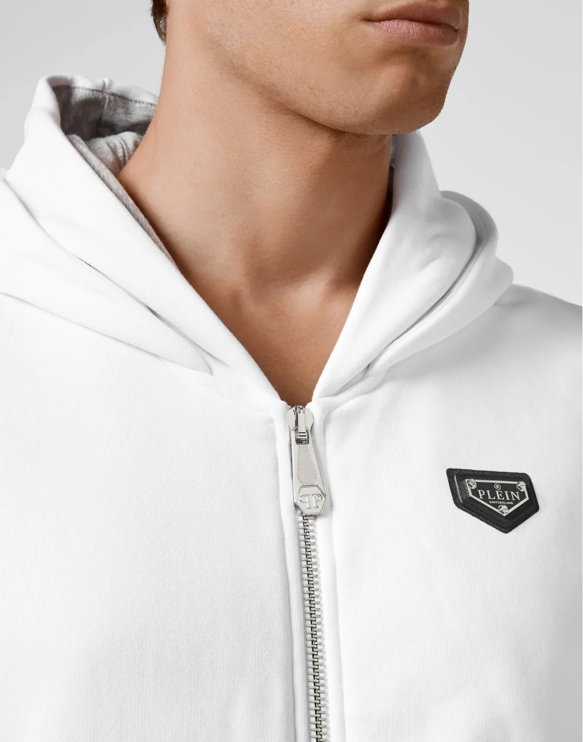Hoodie Sweatjacket stones Skull, цвет: Белый