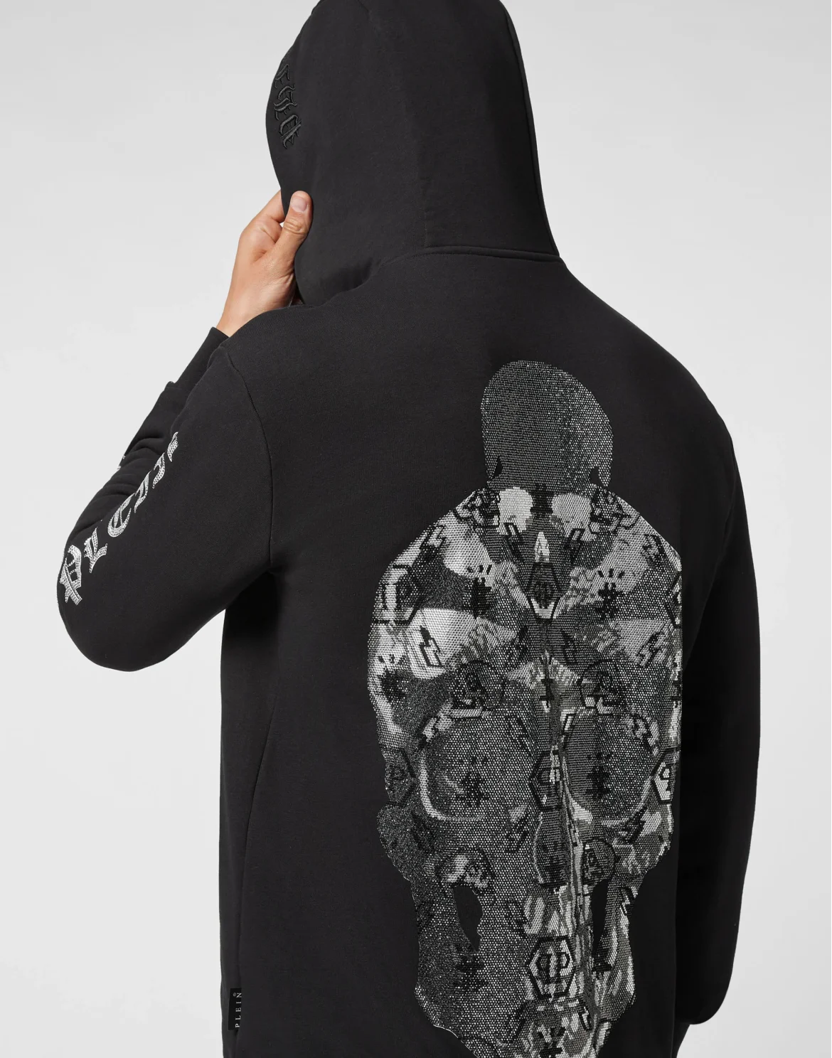 Hoodie Sweatjacket stones Skull, цвет: Черный