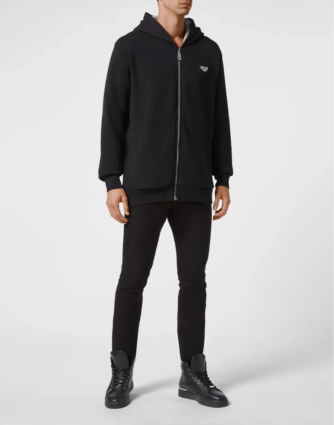 Hoodie Sweatjacket stones Skull, цвет: Черный