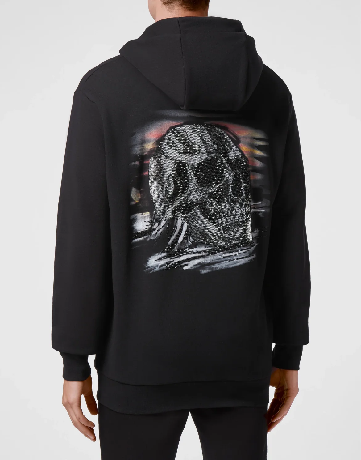Hoodie Sweatjacket stones Skull, цвет: Черный