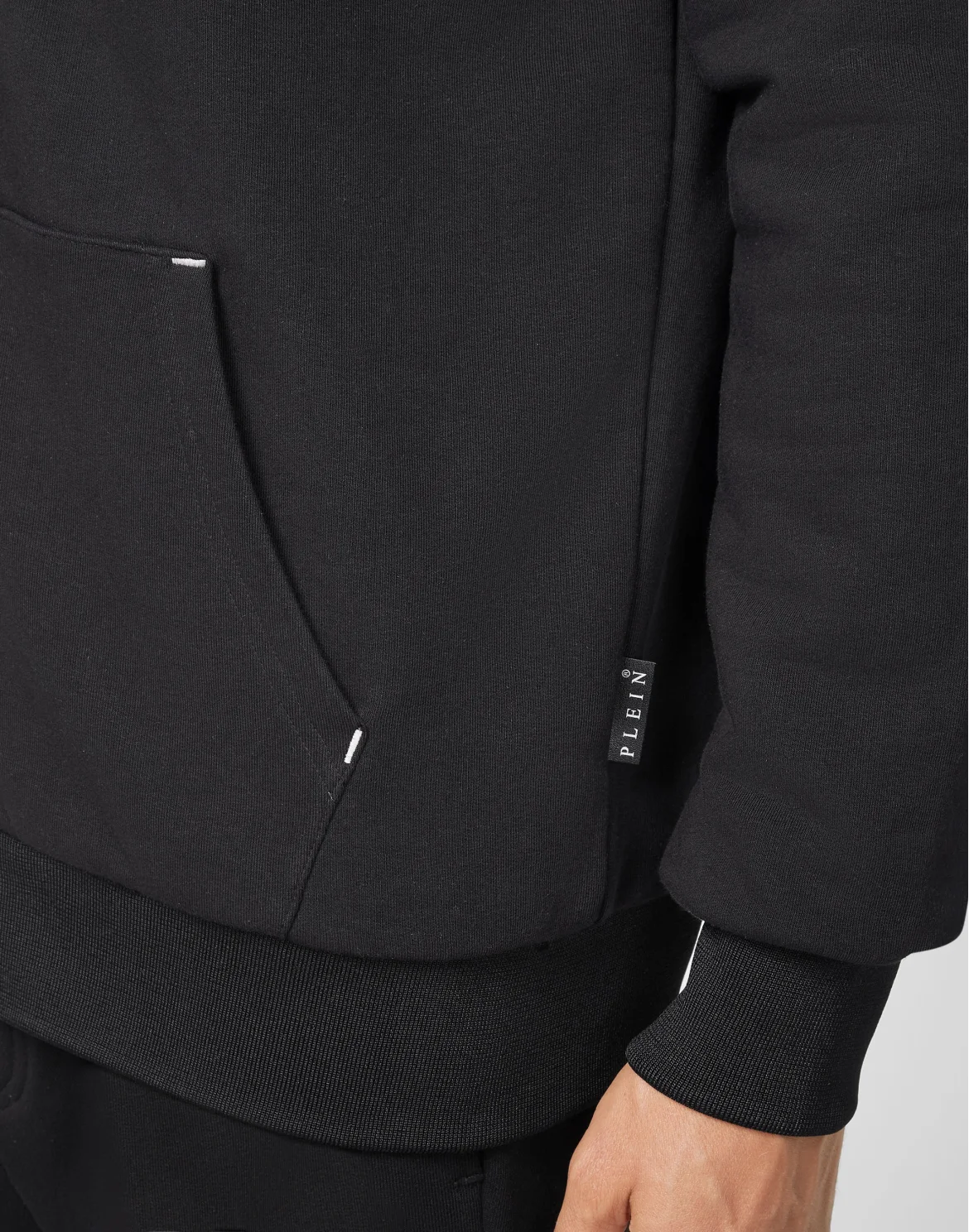 Hoodie Sweatjacket Iconic Plein, цвет: Черный