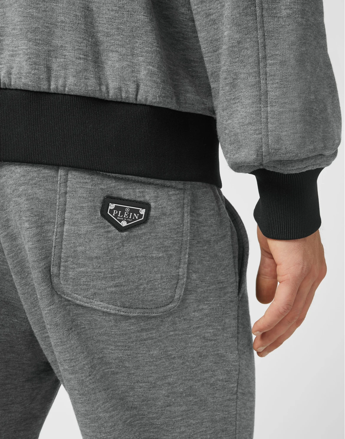 Jogging Jacket/Trousers Iconic Plein, цвет: Серый