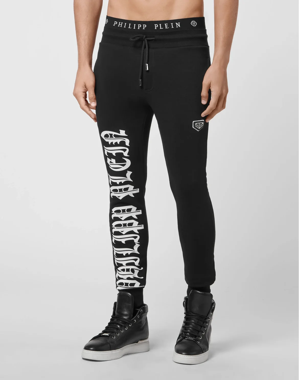 Jogging Trousers print Gothic Plein, цвет: Черный