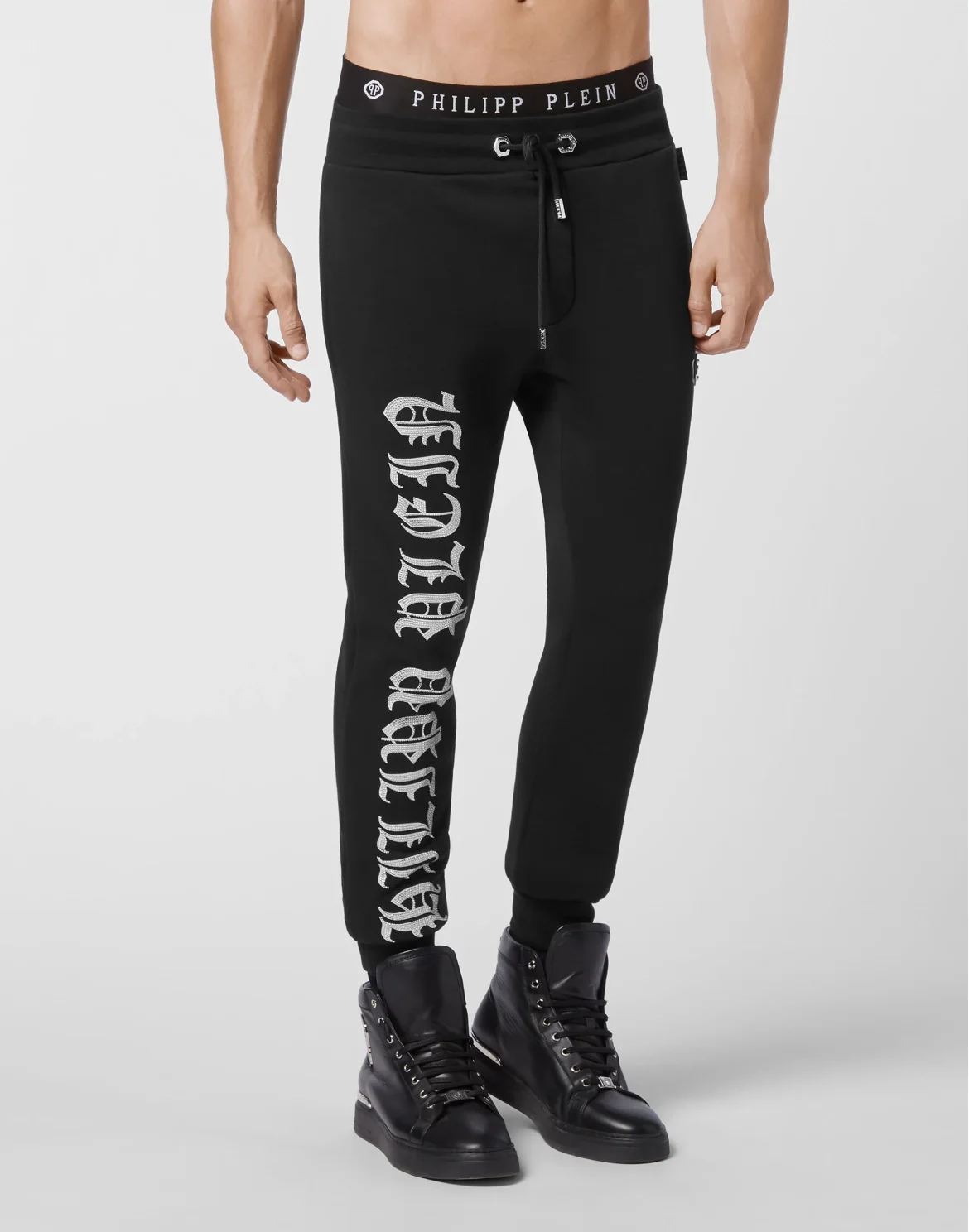 Jogging Trousers stones Gothic Plein, цвет: Черный