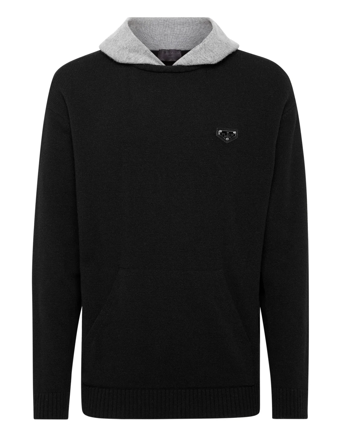 Cashmere Hoodie sweatshirt Iconic Plein, цвет: Черный